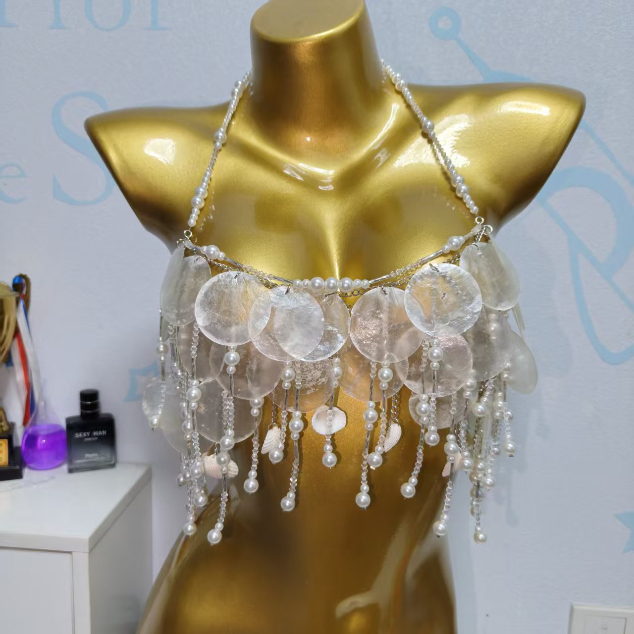 Costumes - Handmade Sparkly Mermaid Top Costume Women