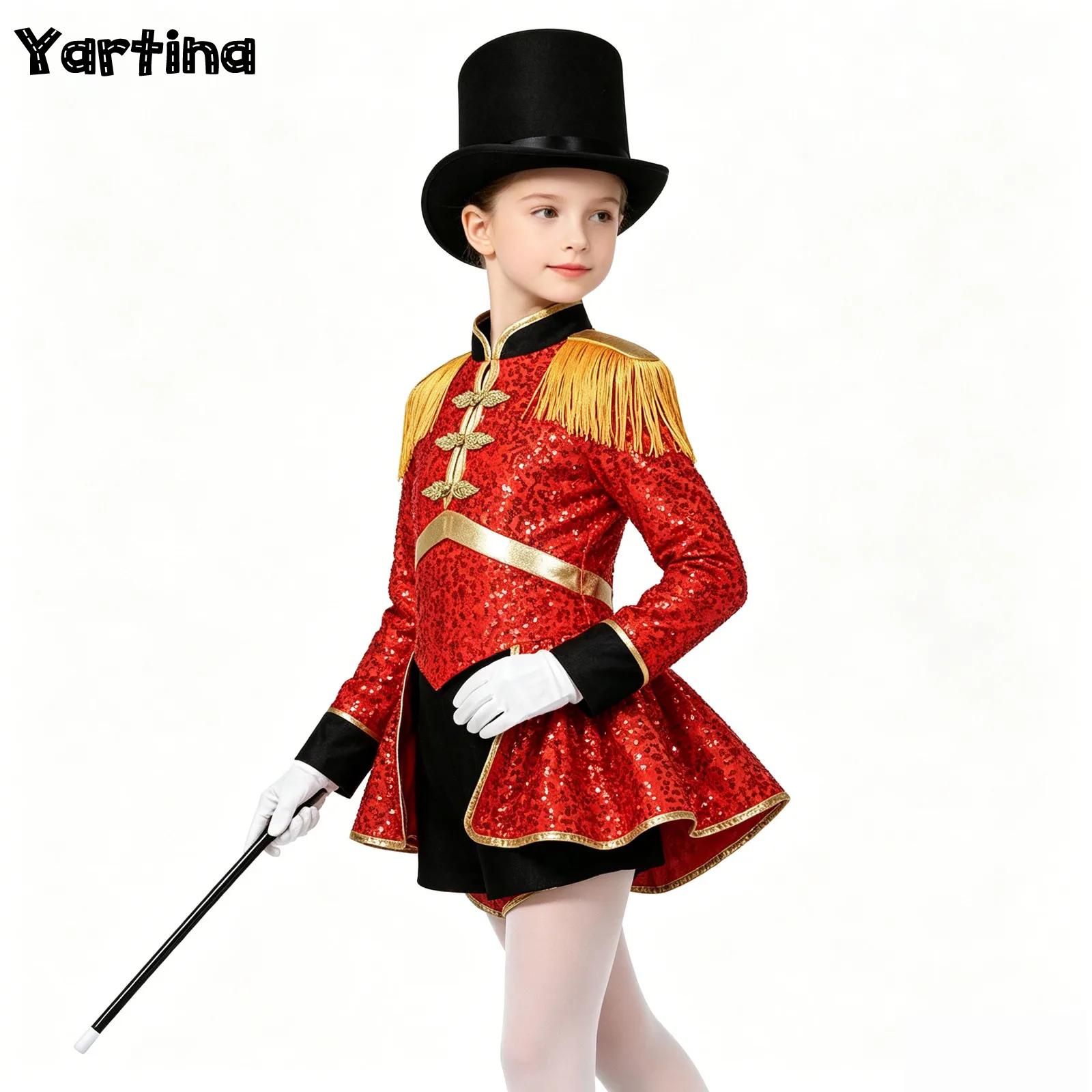Medieval Renaissance Dress Women - Kids Girl Circus Ringmaster Lion Tamer