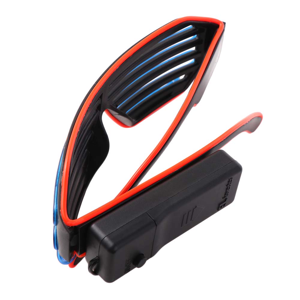 Wireless LED Glowing Glasses C - Glow In The Dark Party Glasses ulasan dan harga
