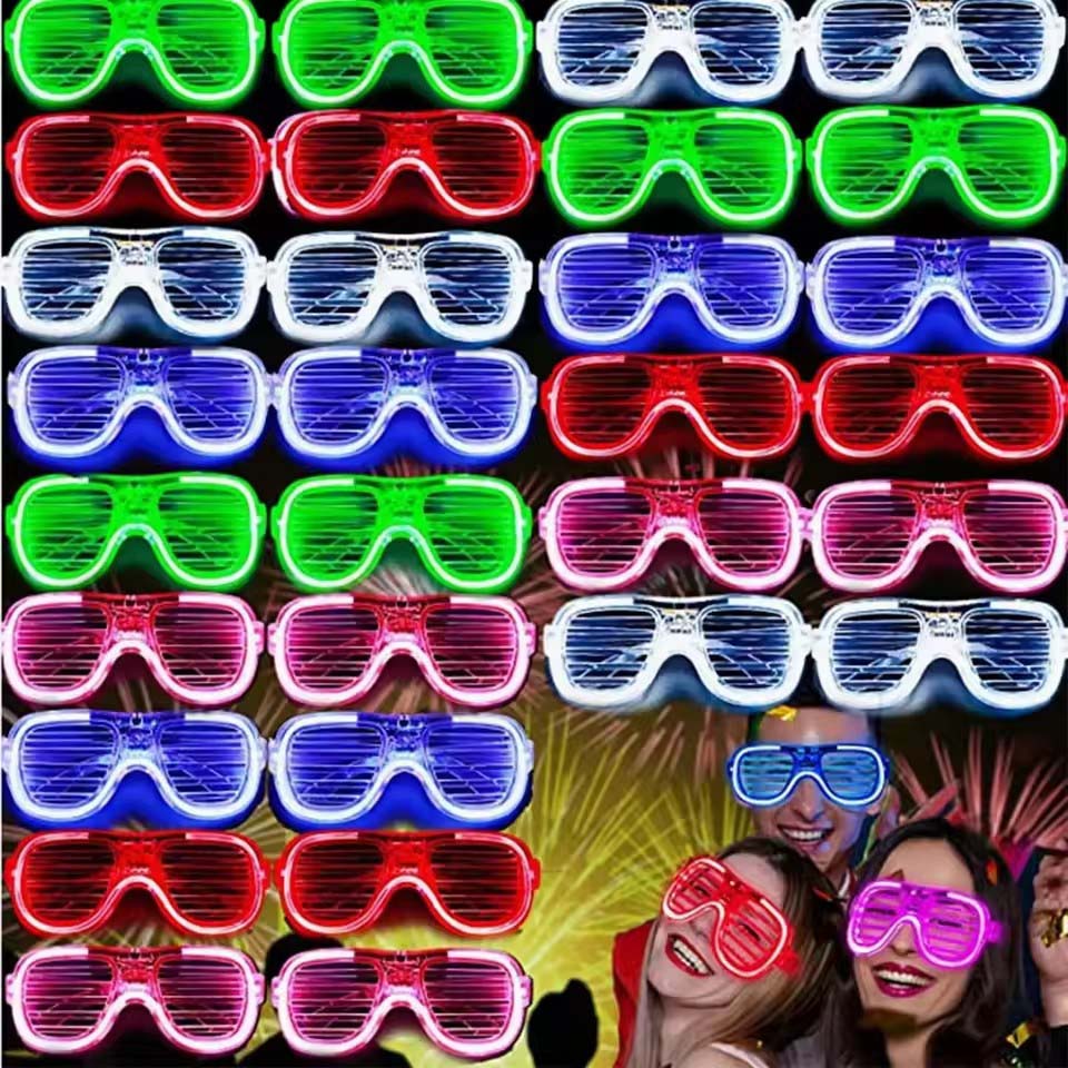 5-50 Pcs Light Up LED Glasses  - Glow In The Dark Party Glasses ulasan dan harga