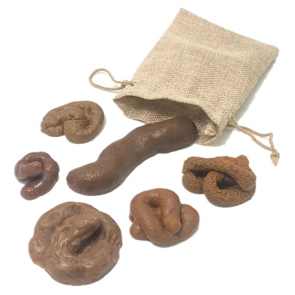6Pcs Turd Mischief Tricky  Foo - Fake Poop Gag Gift ulasan dan harga