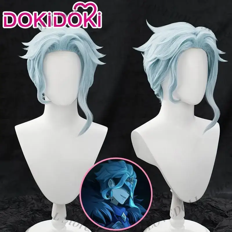 Anime Genshin Impact Il Dottor - Anime Cosplay Wig Heat Resistant ulasan dan harga