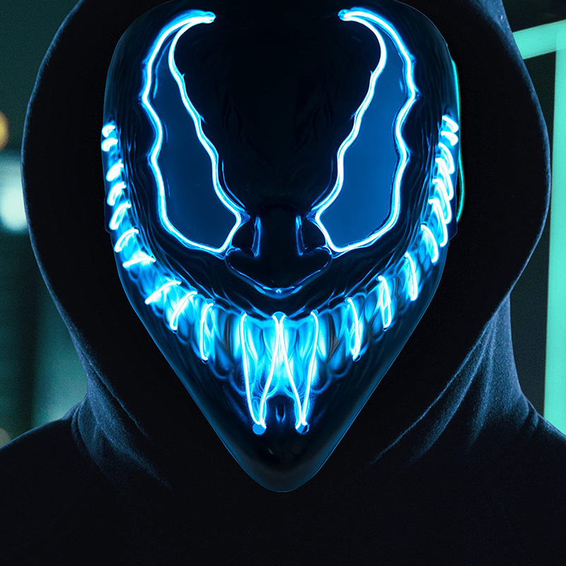 New Arrival Halloween Mask Hor - Led Purge Mask Halloween ulasan dan harga