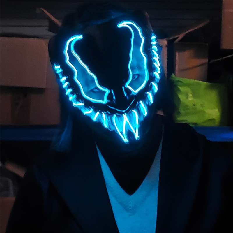New Arrival Halloween Mask Hor - Led Purge Mask Halloween ulasan dan harga