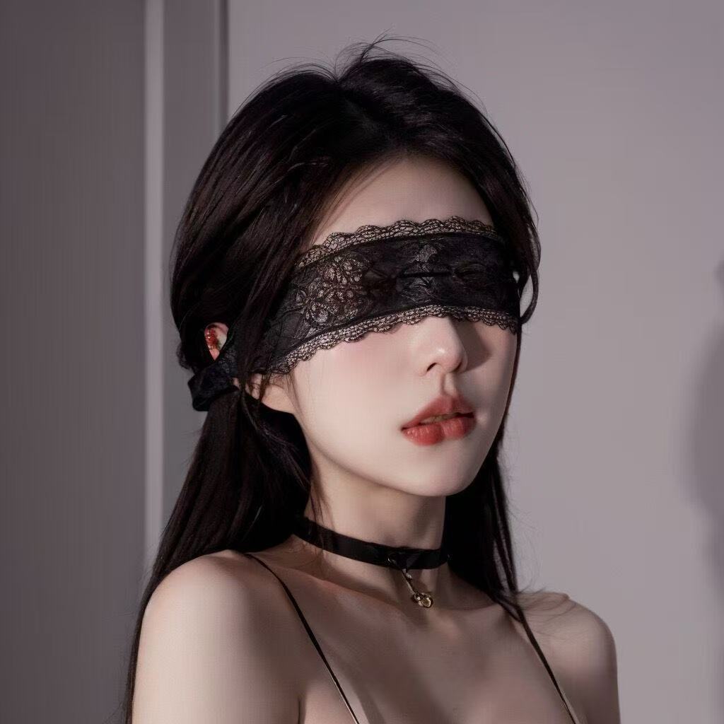 Sexy Lace Eye Mask Black Flora - Party Supplies ulasan dan harga
