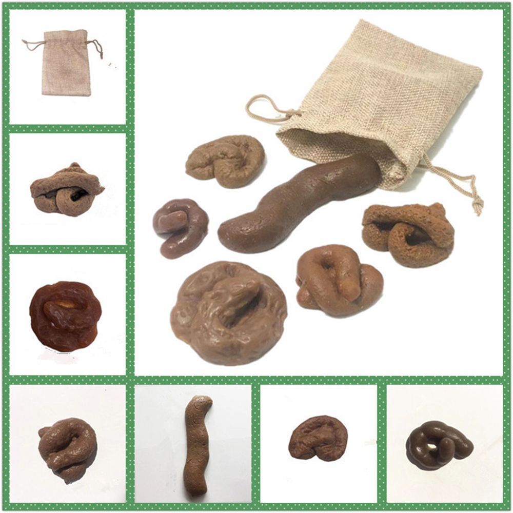 6Pcs Turd Antistress Fool's Ho - Fake Poop Gag Gift ulasan dan harga