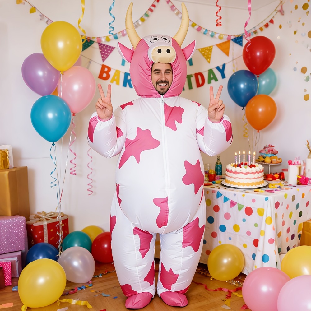 Funny Inflatable Pink Cow Cost - Costumes ulasan dan harga