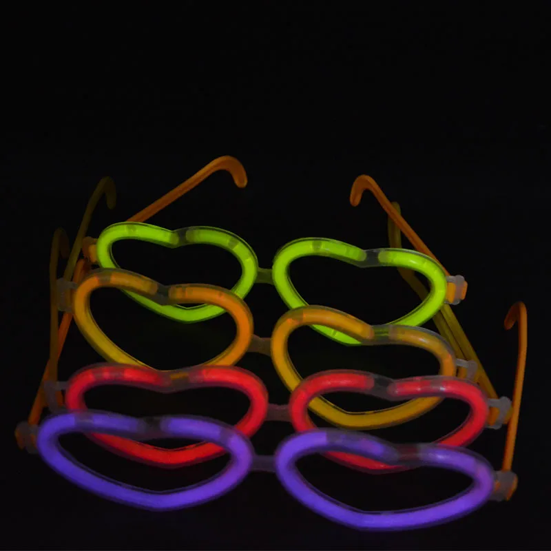 20 Sets Festive DIY Luminous H - Glow In The Dark Party Glasses ulasan dan harga