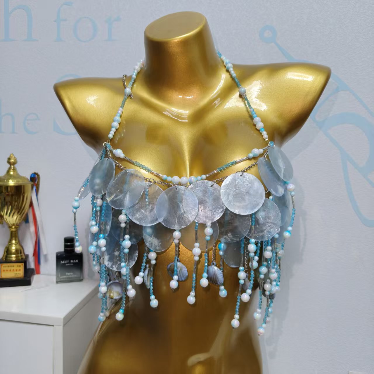 Handmade Sparkly Mermaid Top C - Costumes ulasan dan harga