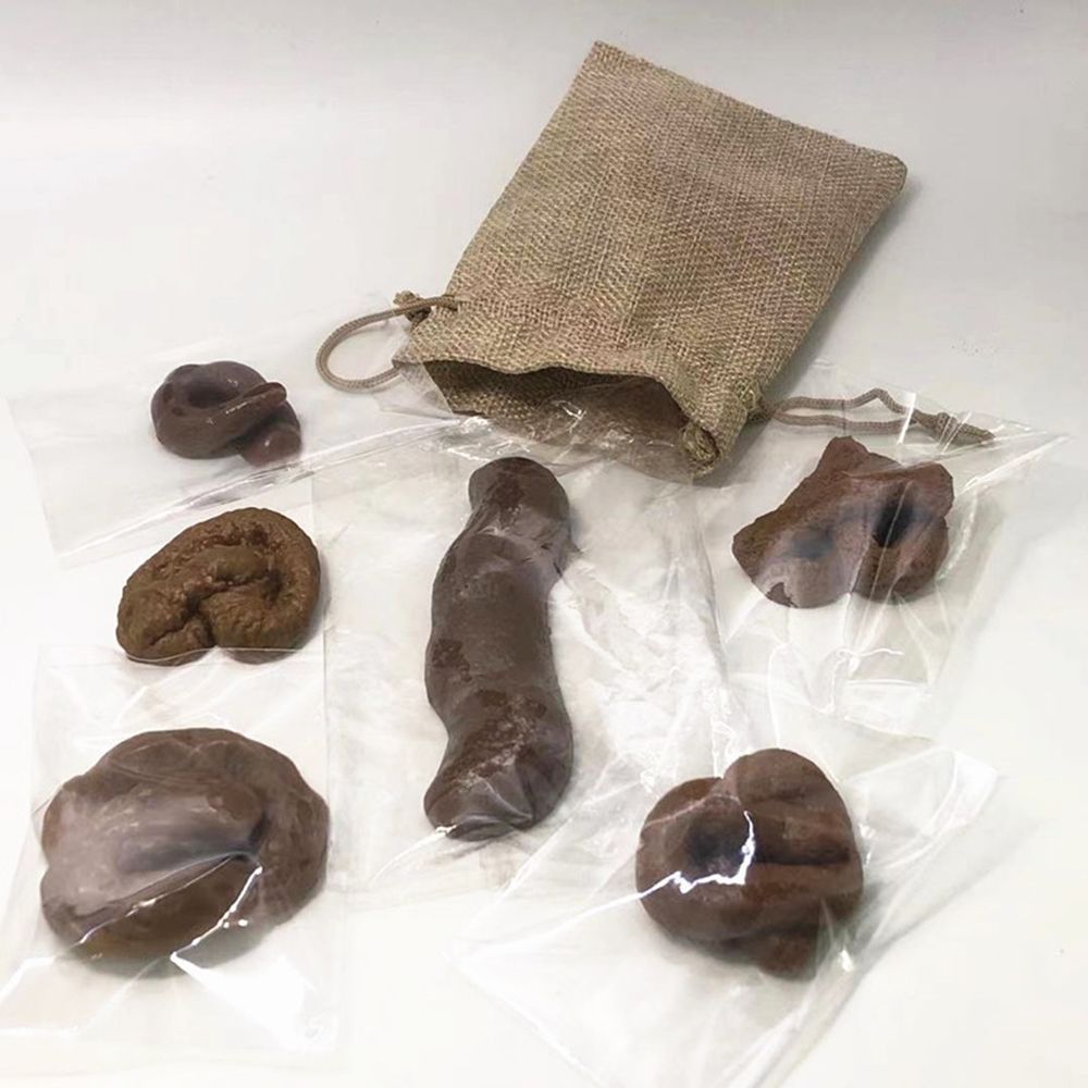 6Pcs Joke Tricky Toys Gadget S - Fake Poop Gag Gift ulasan dan harga