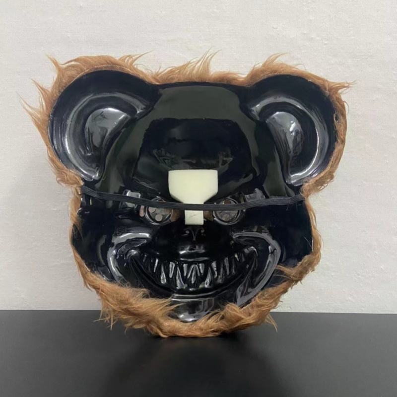 Bloody Plush Bear Mask Hallowe - Led Purge Mask Halloween ulasan dan harga