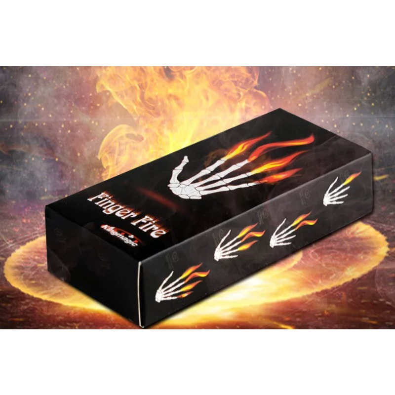4Pcs/set Finger Fire Magic Tri - Thumb Tip Magic Trick Set ulasan dan harga