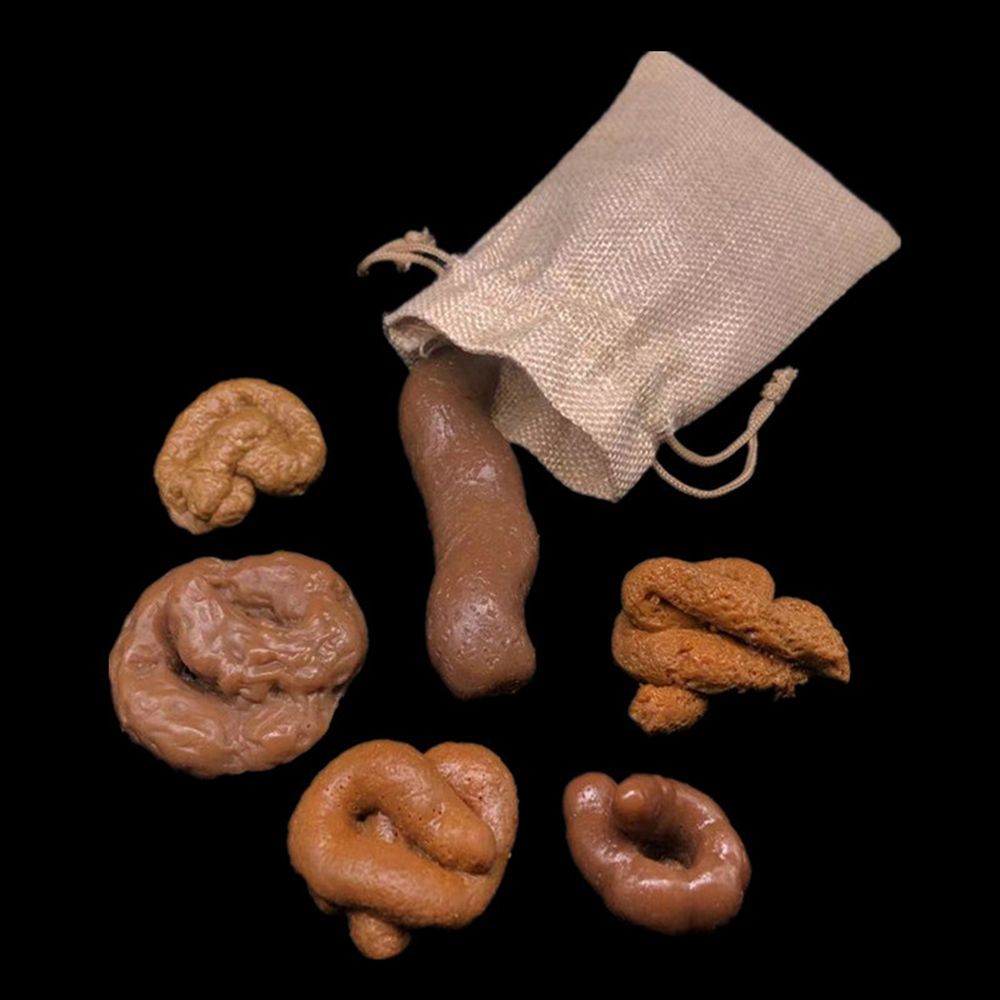 6Pcs Joke Tricky  Gadget Squis - Fake Poop Gag Gift ulasan dan harga