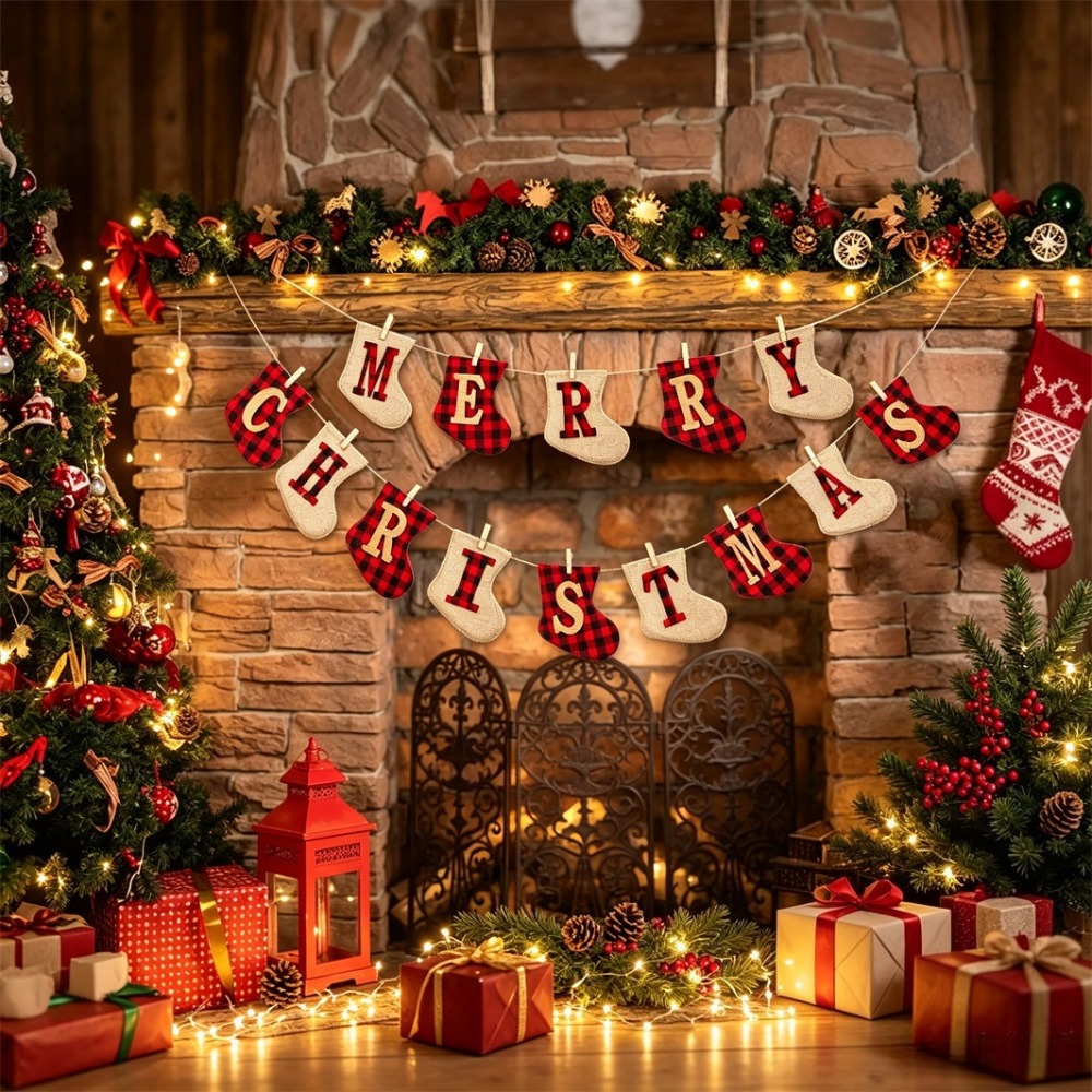 Sock-shaped Christmas Hanging  - Party Supplies ulasan dan harga