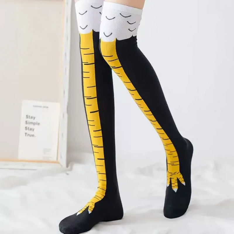 Chicken Paws Feet Long Socks W - Funny Chicken Leg Socks ulasan dan harga