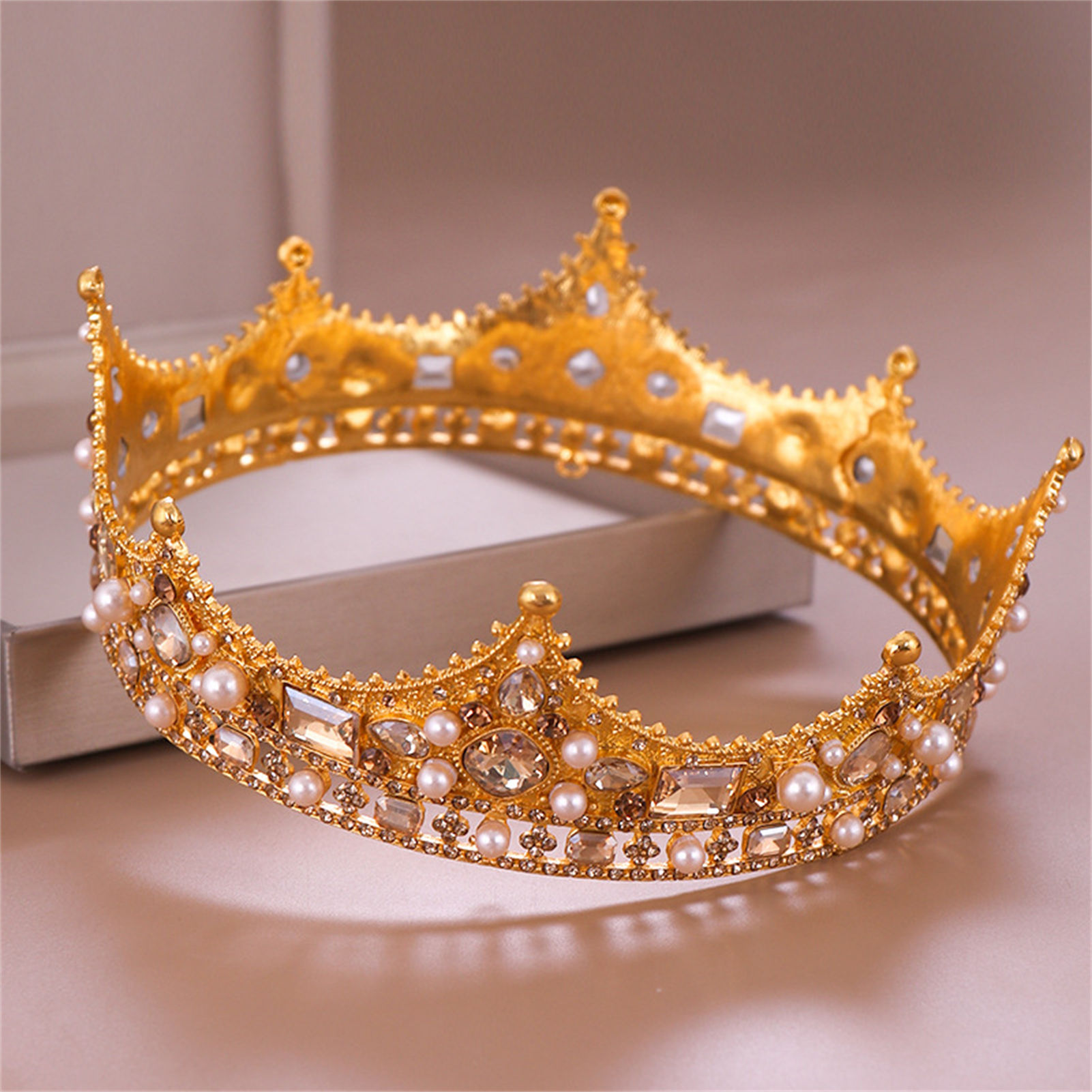 Bridal Crown Rhinestone Tiara  - Party Supplies ulasan dan harga